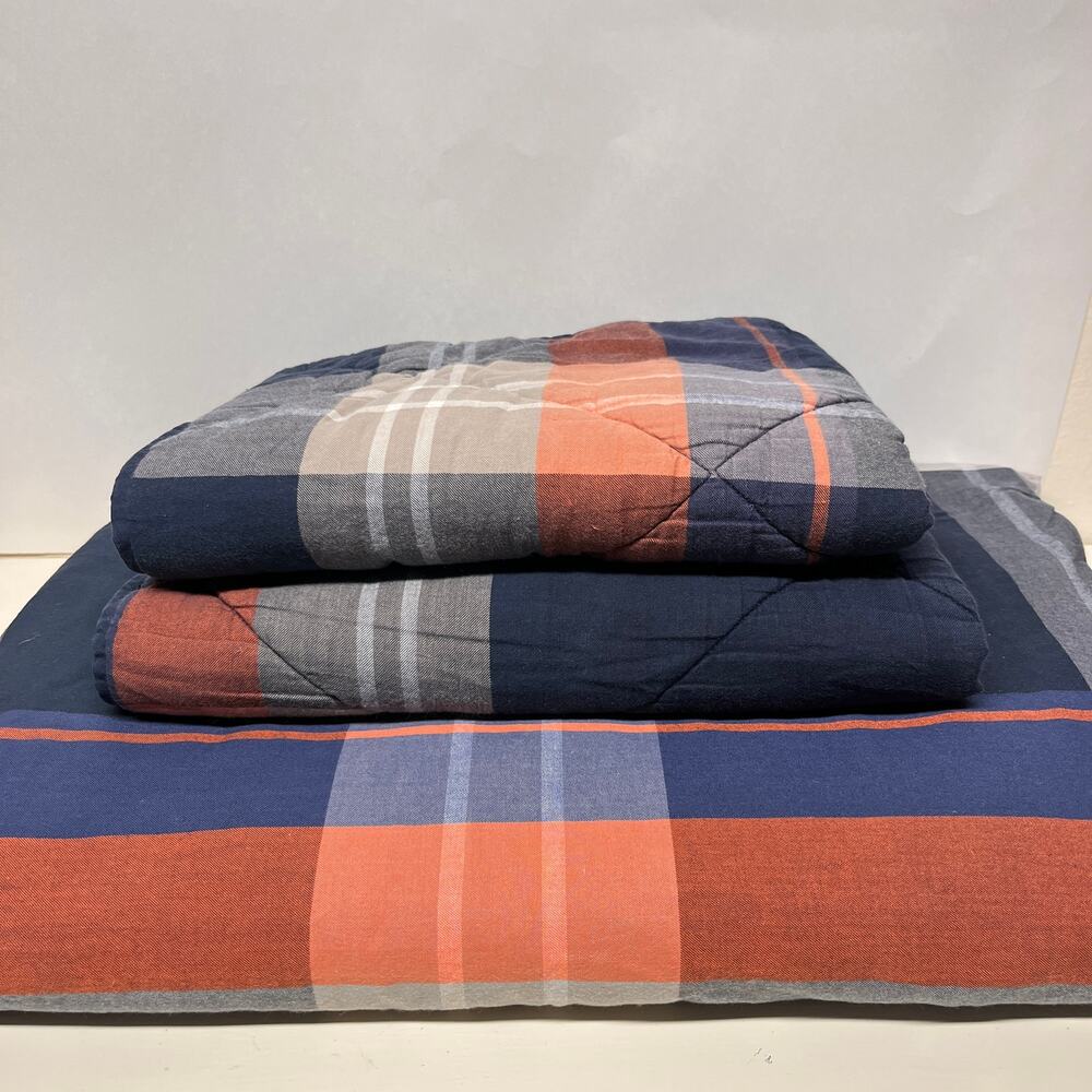 Pottery Barn Teen Walker Full Queen Duvet with 2 Pillow Shams